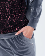 Velour home Set 03115 grey