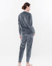Velour home Set 03115 grey