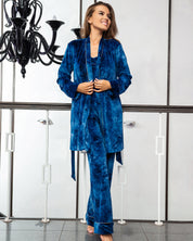 Velour home Set 03122 blue
