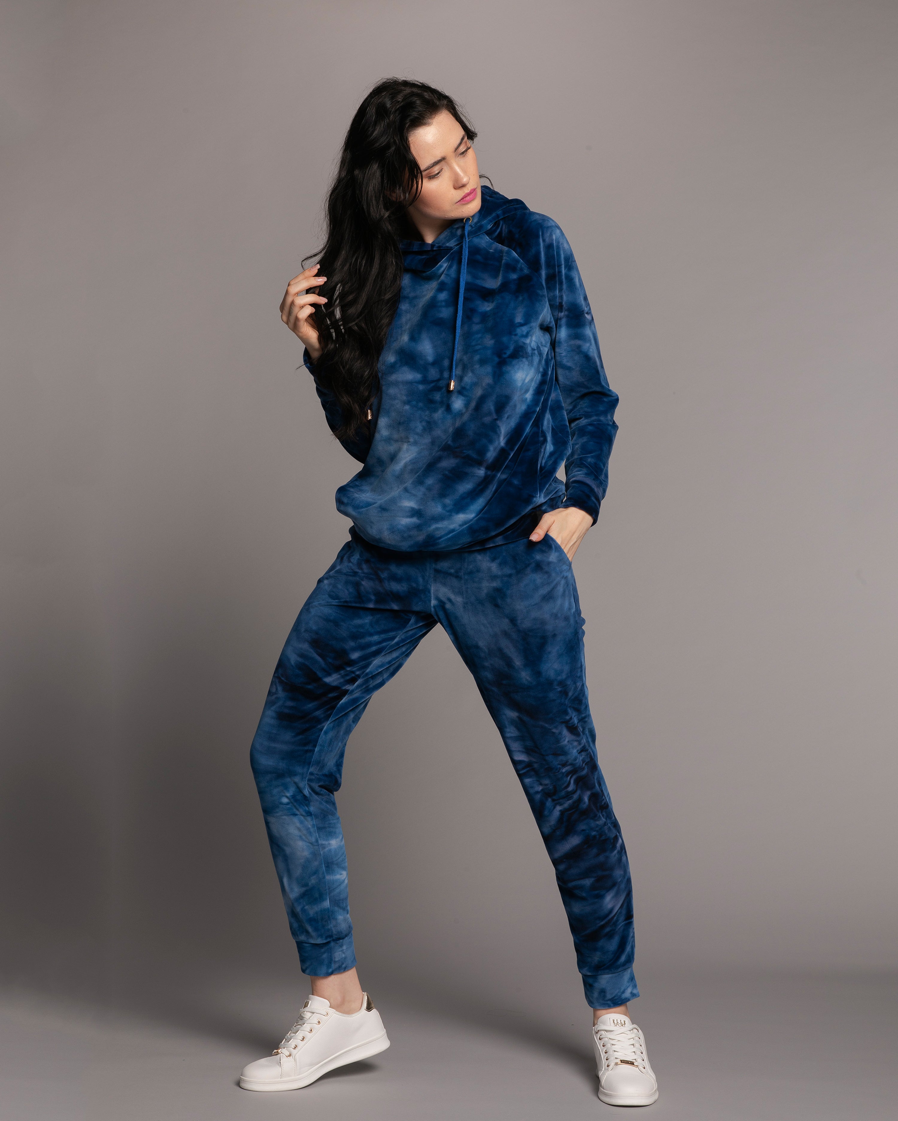 Velour home Set 03124/1 navy blue