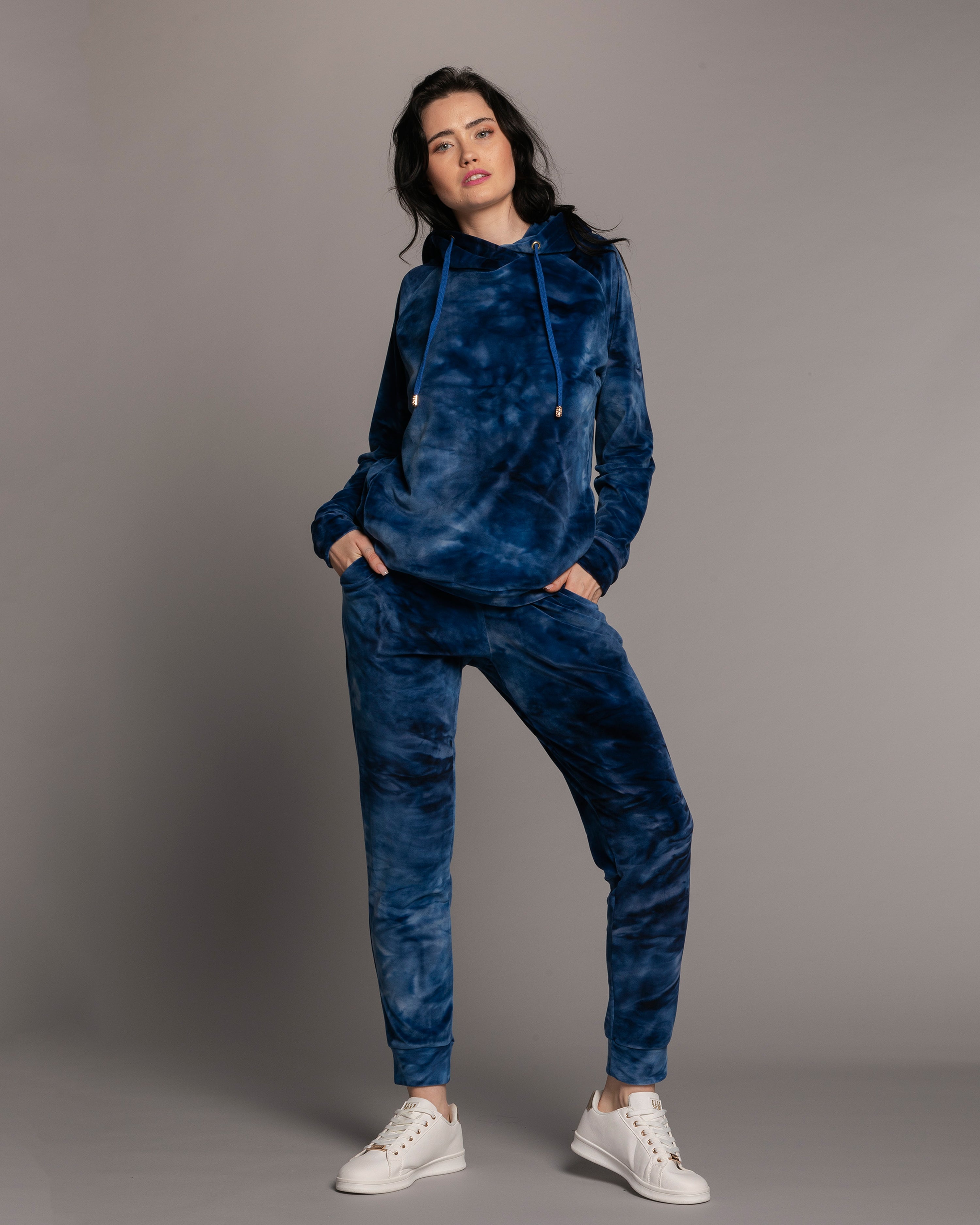 Velour home Set 03124/1 navy blue