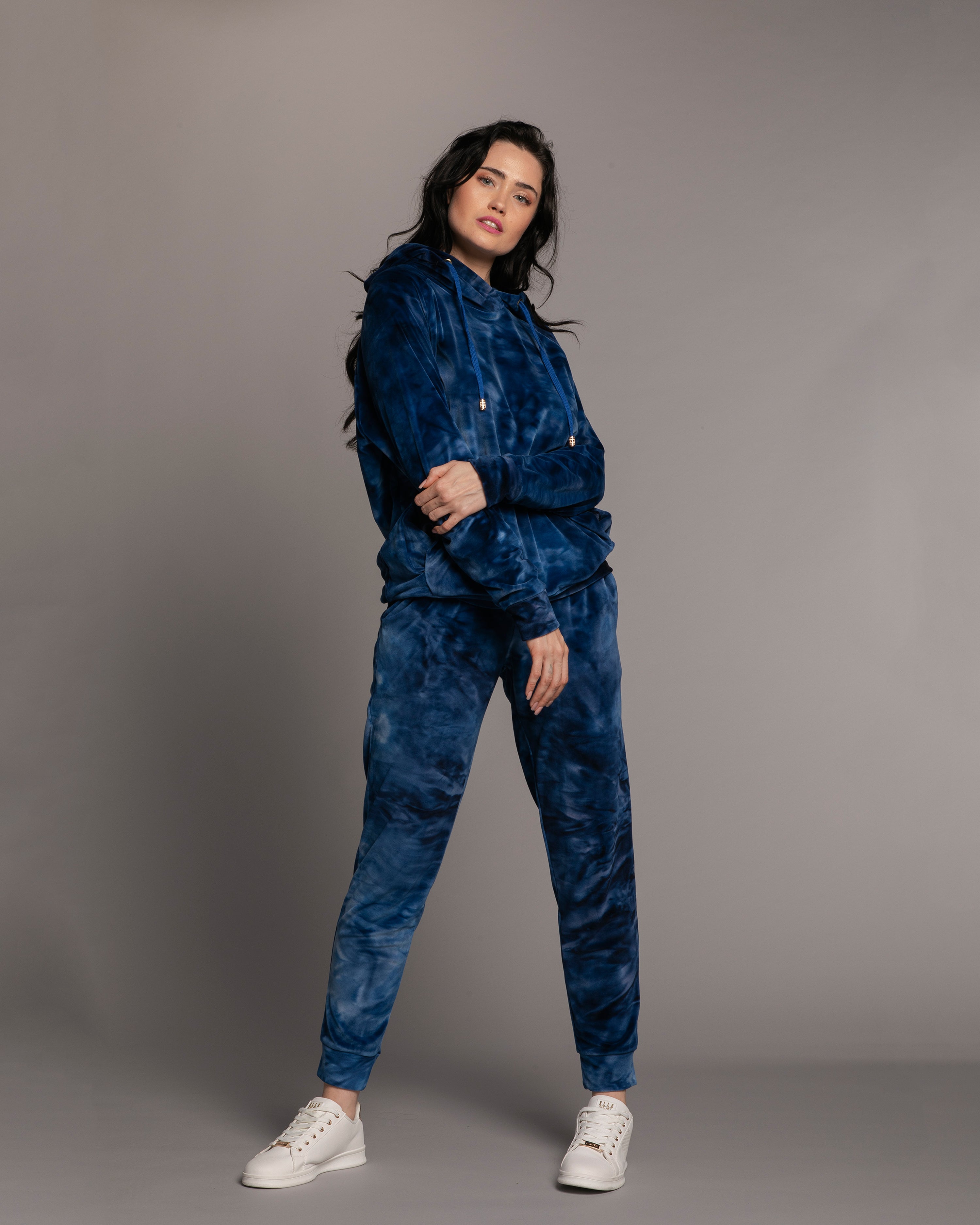 Velour home Set 03124/1 navy blue