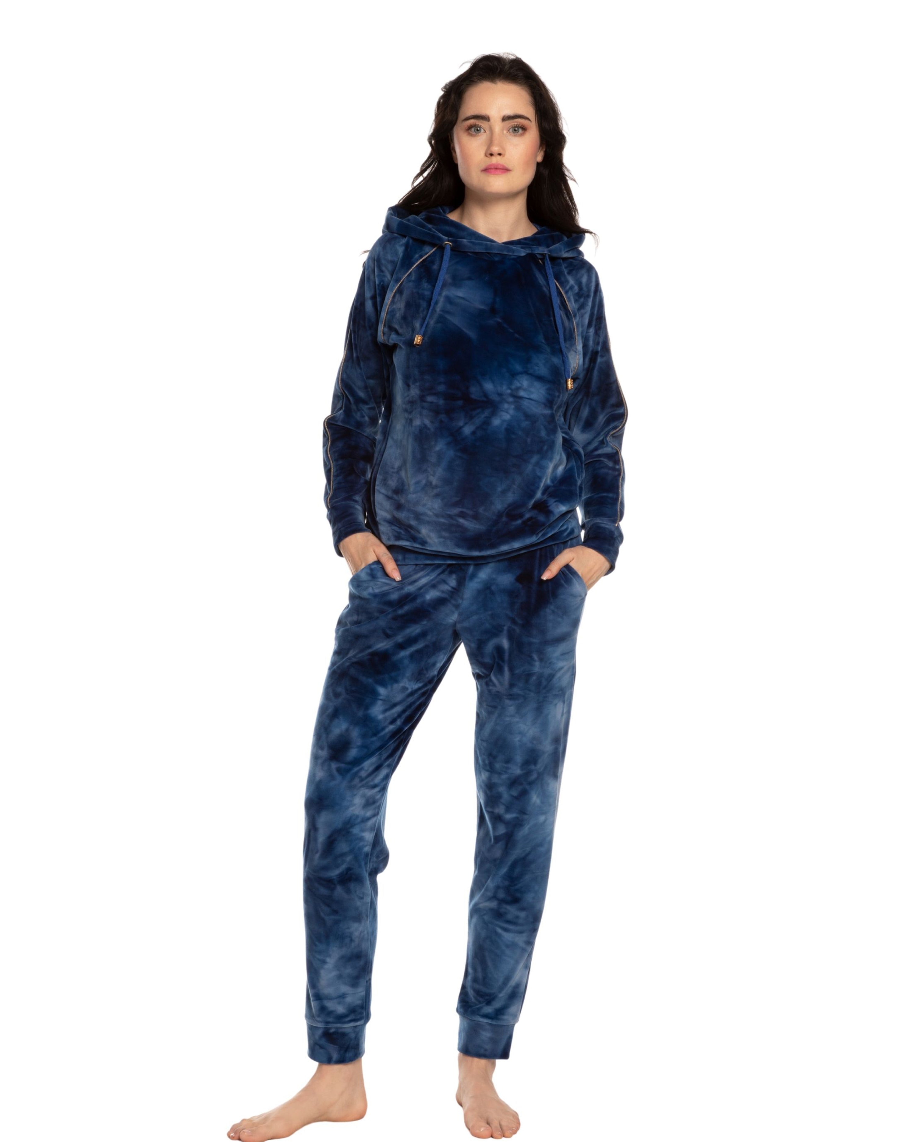 Velour home Set 03124 blue