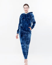 Velour home Set 03124 blue