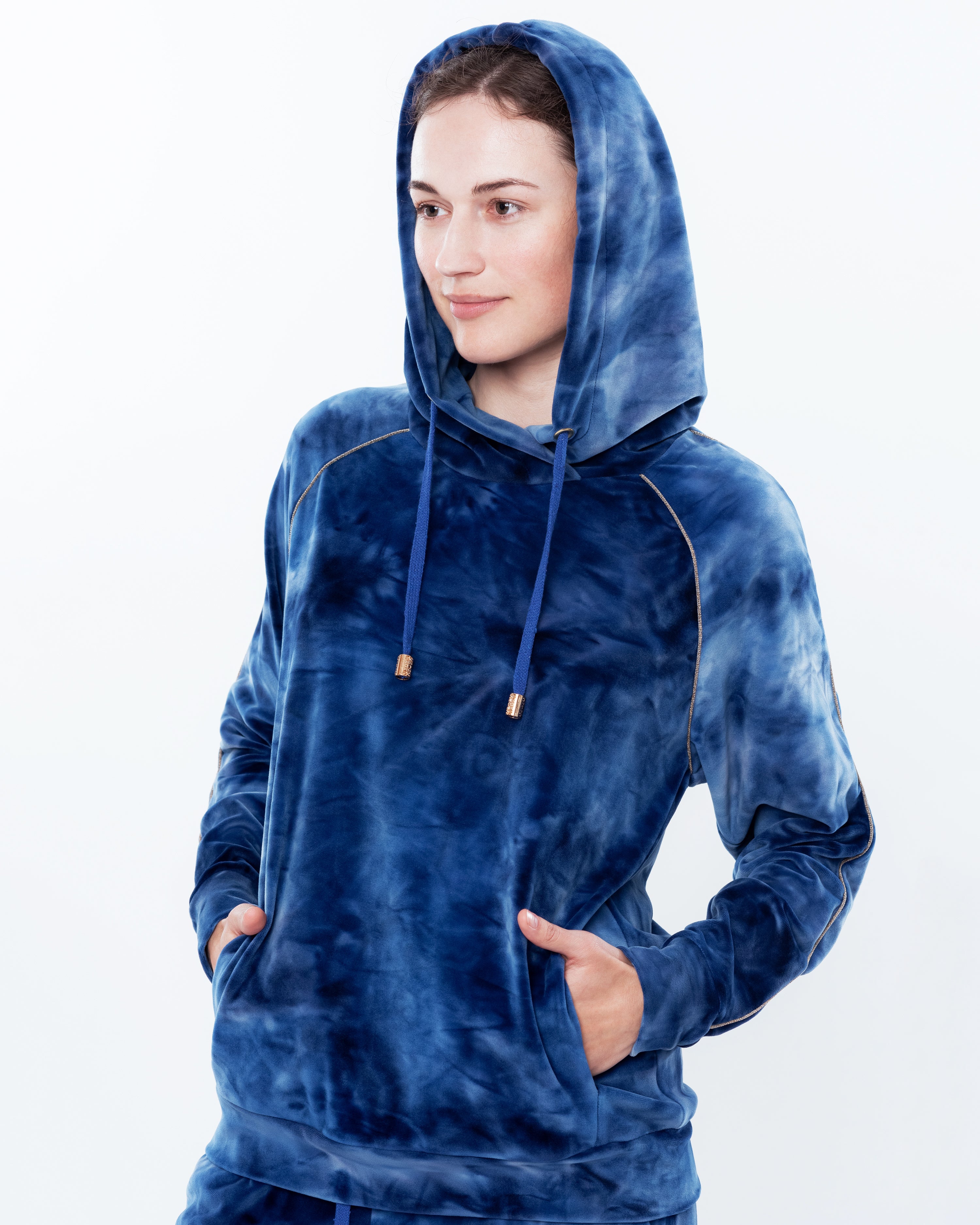Velour home Set 03124 blue