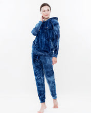 Velour home Set 03124 blue