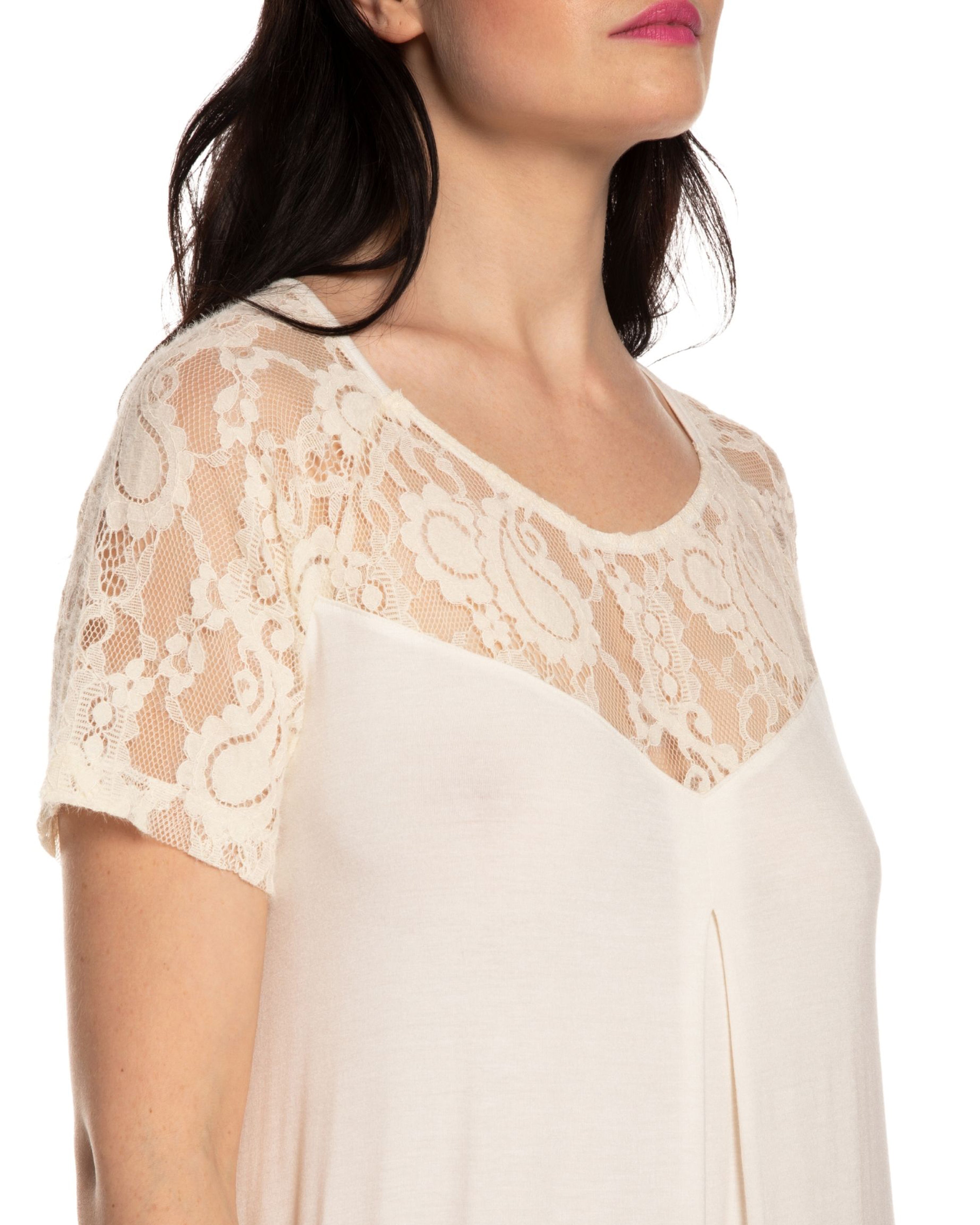 Bamboo Nightgown 03129 ecru