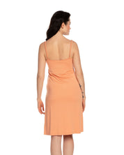 French terry Chemise spaghetti strap 03133 coral