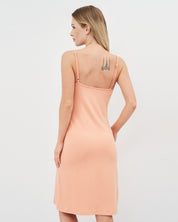 French terry Chemise spaghetti strap 03133 coral