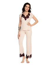 Bamboo t-shirt Pajama 03147 ecru