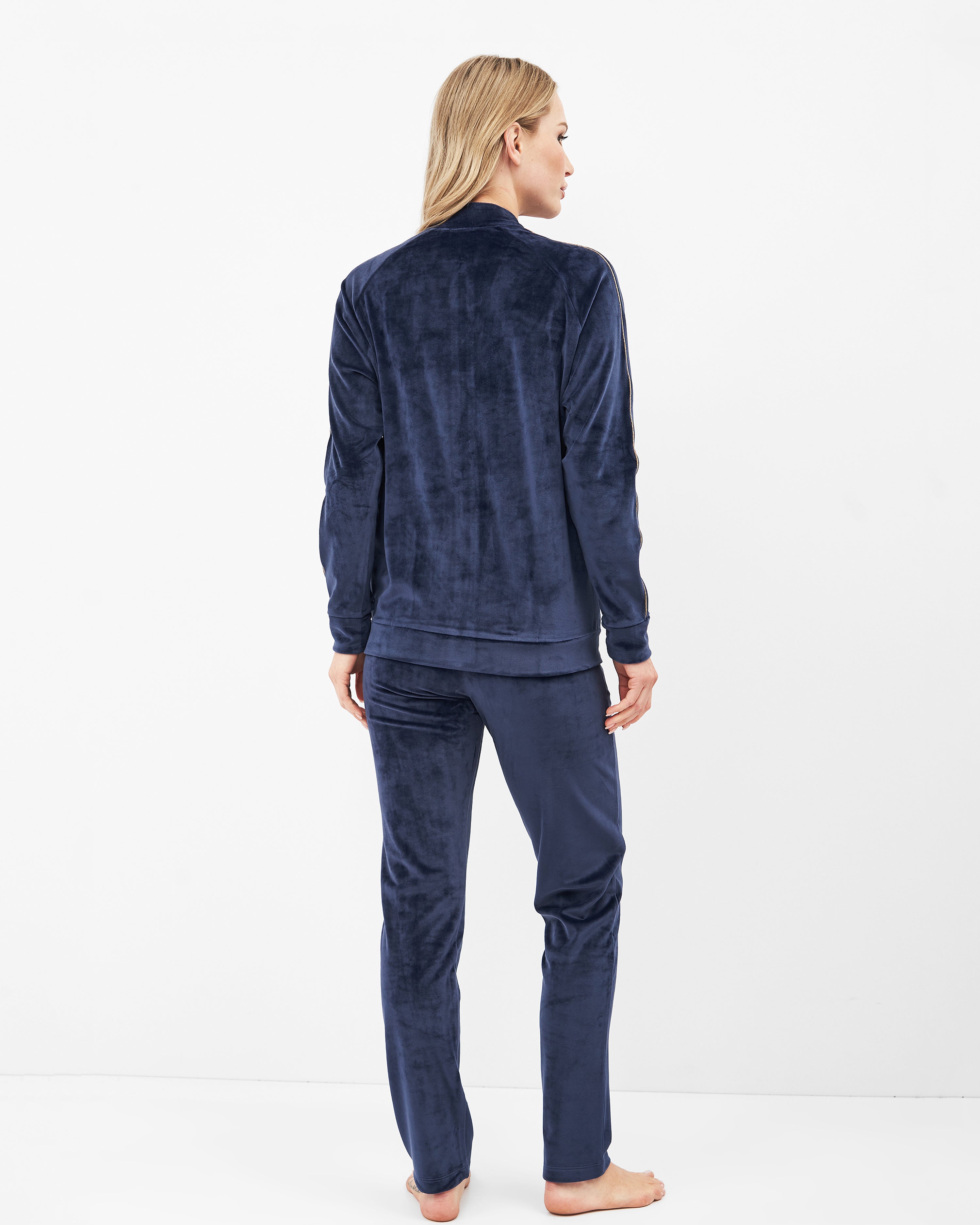 Velour home Set 03148 blue