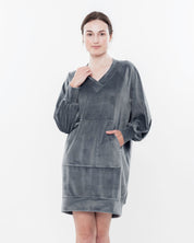 Velours home Tunic 03151 grey