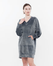 Velours home Tunic 03151 grey