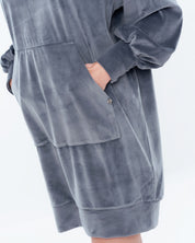 Velours home Tunic 03151 grey