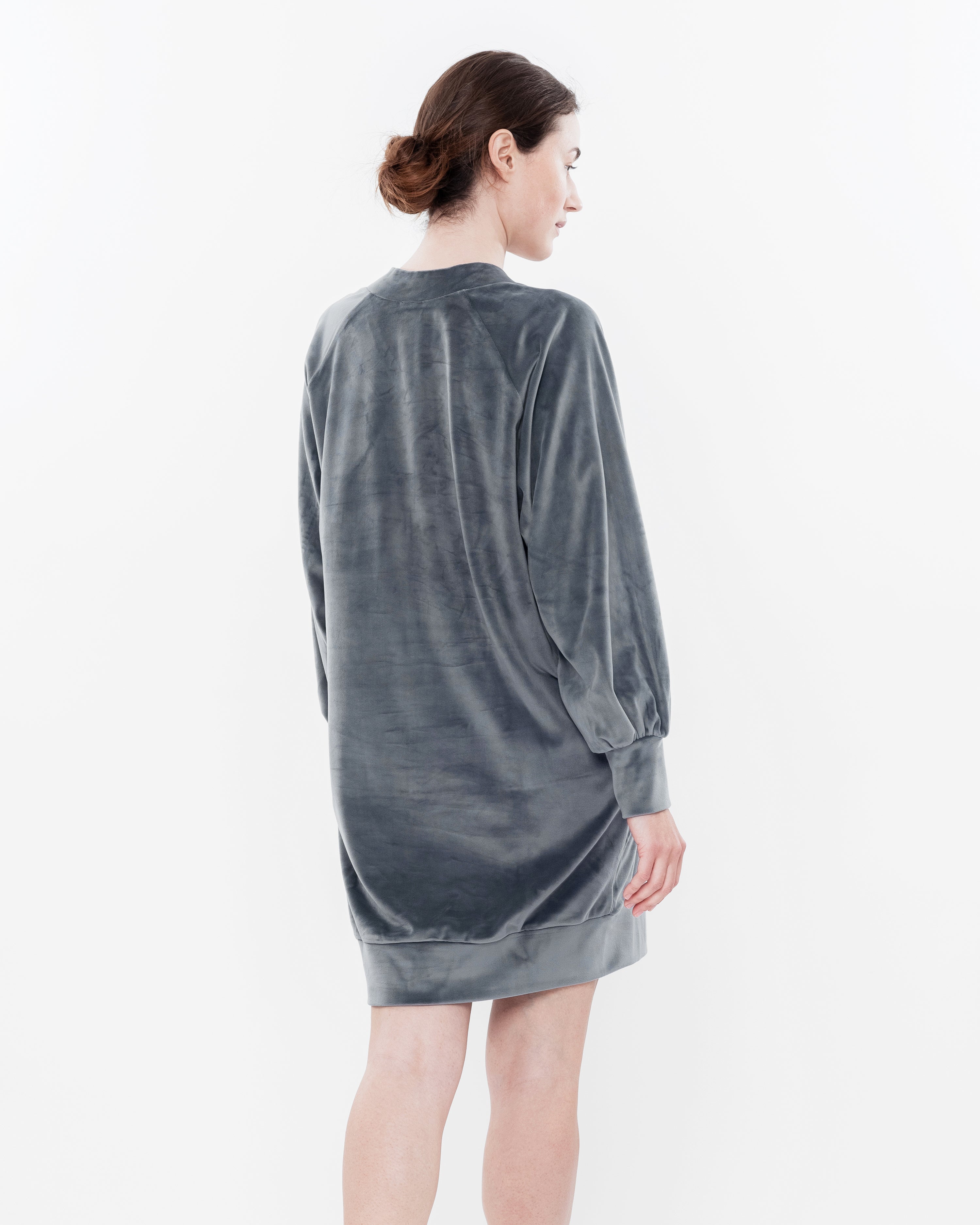 Velours home Tunic 03151 grey