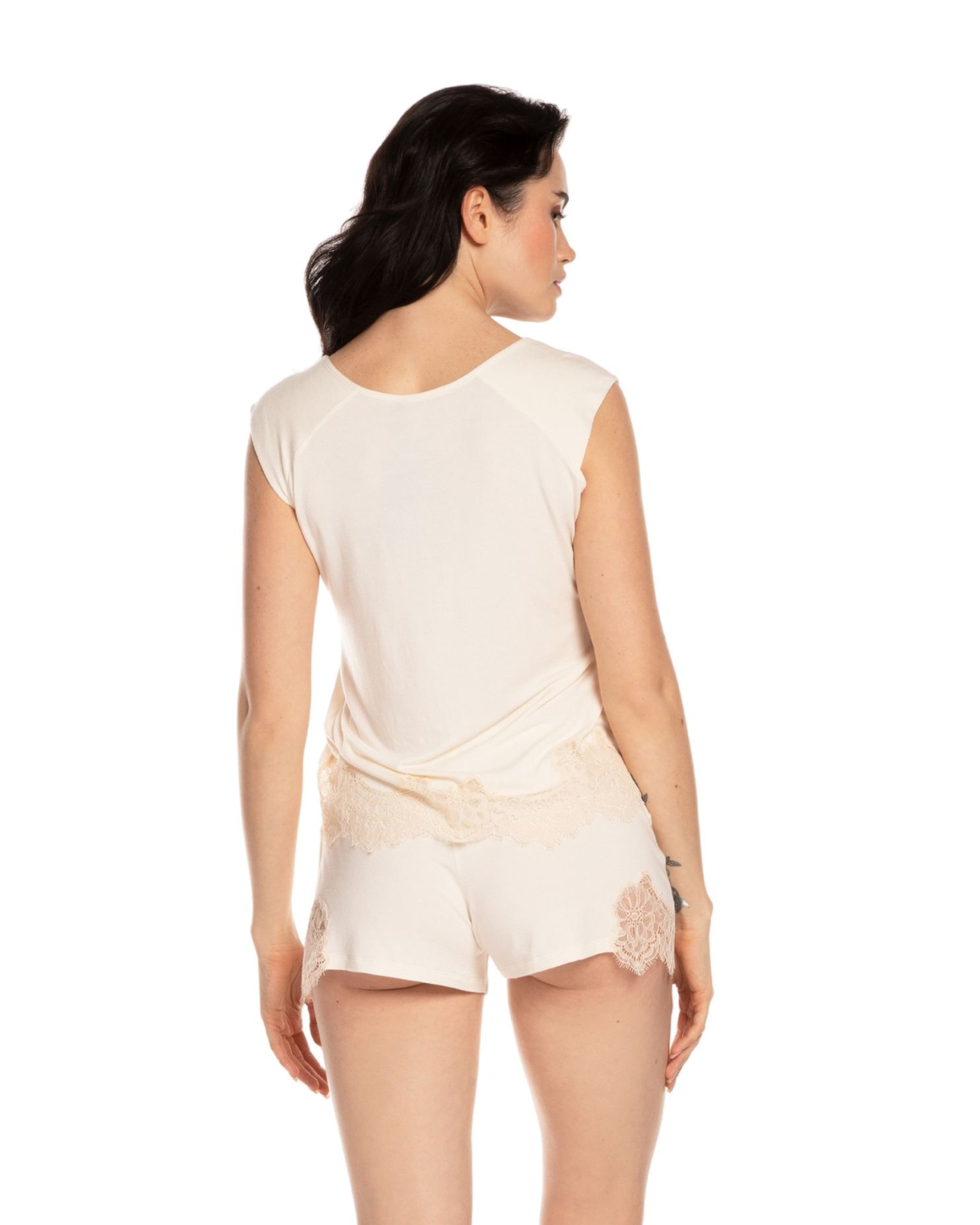 Bamboo Pajama set 03157 milk