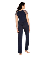 Bamboo t-shirt Pajama 03160 blue