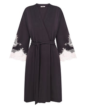 Bamboo 3/4 sleeve Robe 03161 smoke grey