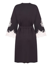 Bamboo 3/4 sleeve Robe 03161 smoke grey