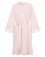 Bamboo 3/4 sleeve Robe 03161 rosy peach