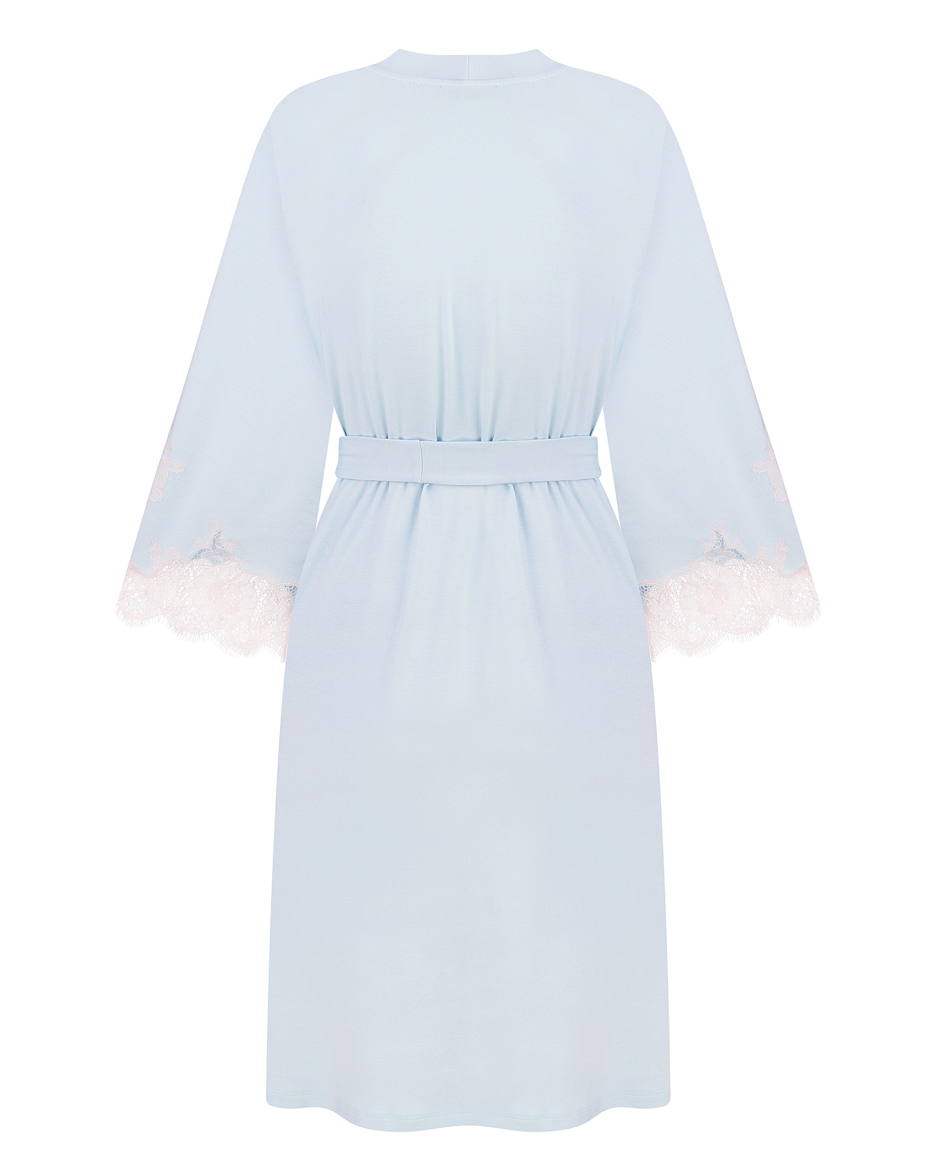 Bamboo 3/4 sleeve Robe 03161 icy blue
