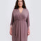 Bamboo 3/4 sleeve Robe 03161 taupe