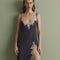 Bamboo Chemise spaghetti strap 03162 smoke grey