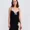 Bamboo Chemise spaghetti strap 03162 black