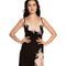 Bamboo Chemise spaghetti strap 03162O black
