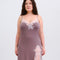 Bamboo Chemise spaghetti strap 03162 taupe