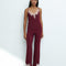 Bamboo camisole Pajama 03163/1 cherry lacquer