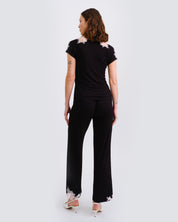 Bamboo t-shirt Pajama 03163/2 black