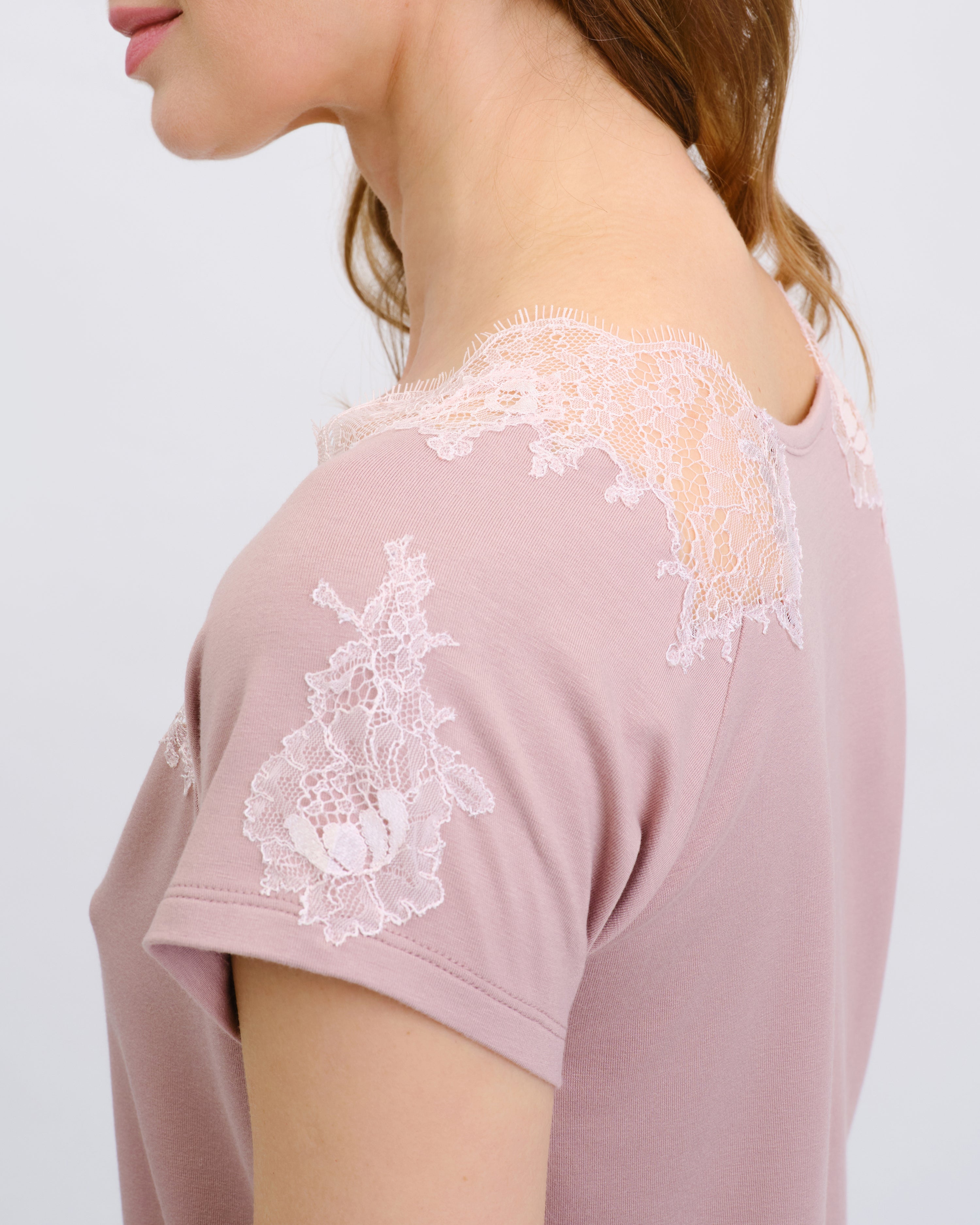 Bamboo t-shirt Pajama 03163/2 nude rose