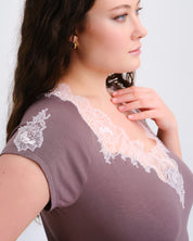 Bamboo t-shirt Pajama 03163/2 taupe