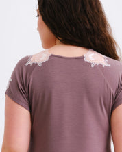 Bamboo t-shirt Pajama 03163/2 taupe