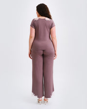 Bamboo t-shirt Pajama 03163/2 taupe