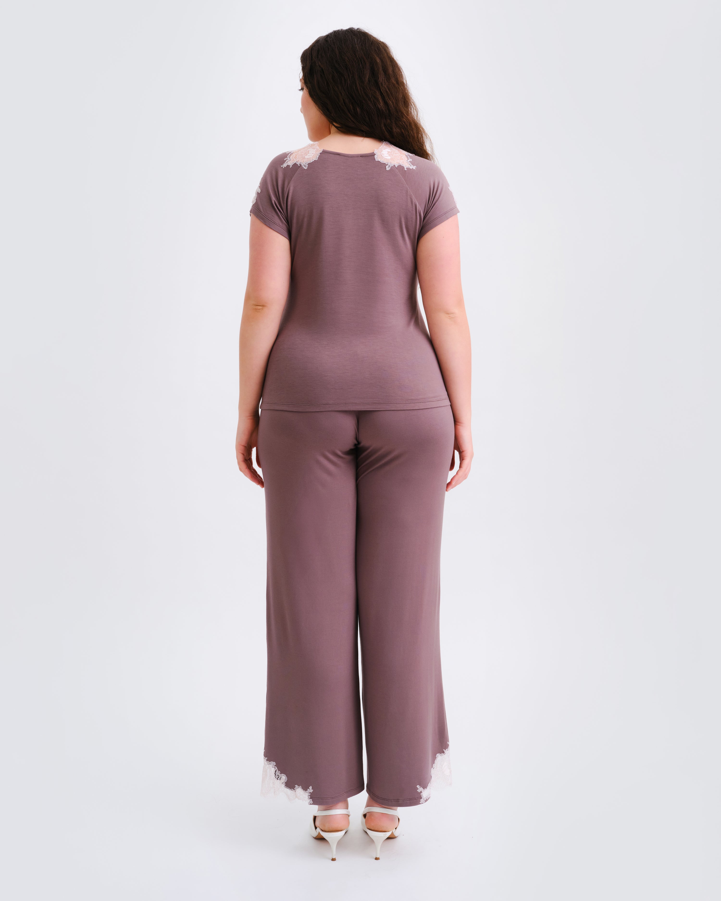 Bamboo t-shirt Pajama 03163/2 taupe