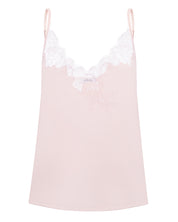 Effetto bamboo cami shorts set 03163 – women's sleepwear, rosy peach
Pink slip dress with lace trim on a white background