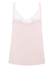 Effetto bamboo cami shorts set 03163 – women's sleepwear, rosy peach
Pink camisole with lace trim on a white background