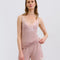Bamboo cami shorts Set 03163 nude rose