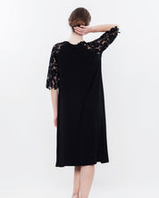 Bamboo Nightgown 3/4 sleeve 03170 black