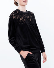Velour home Set 03172 black