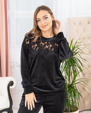 Velour home Set 03172 black
