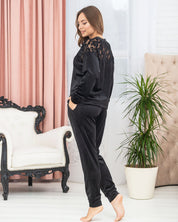 Velour home Set 03172 black