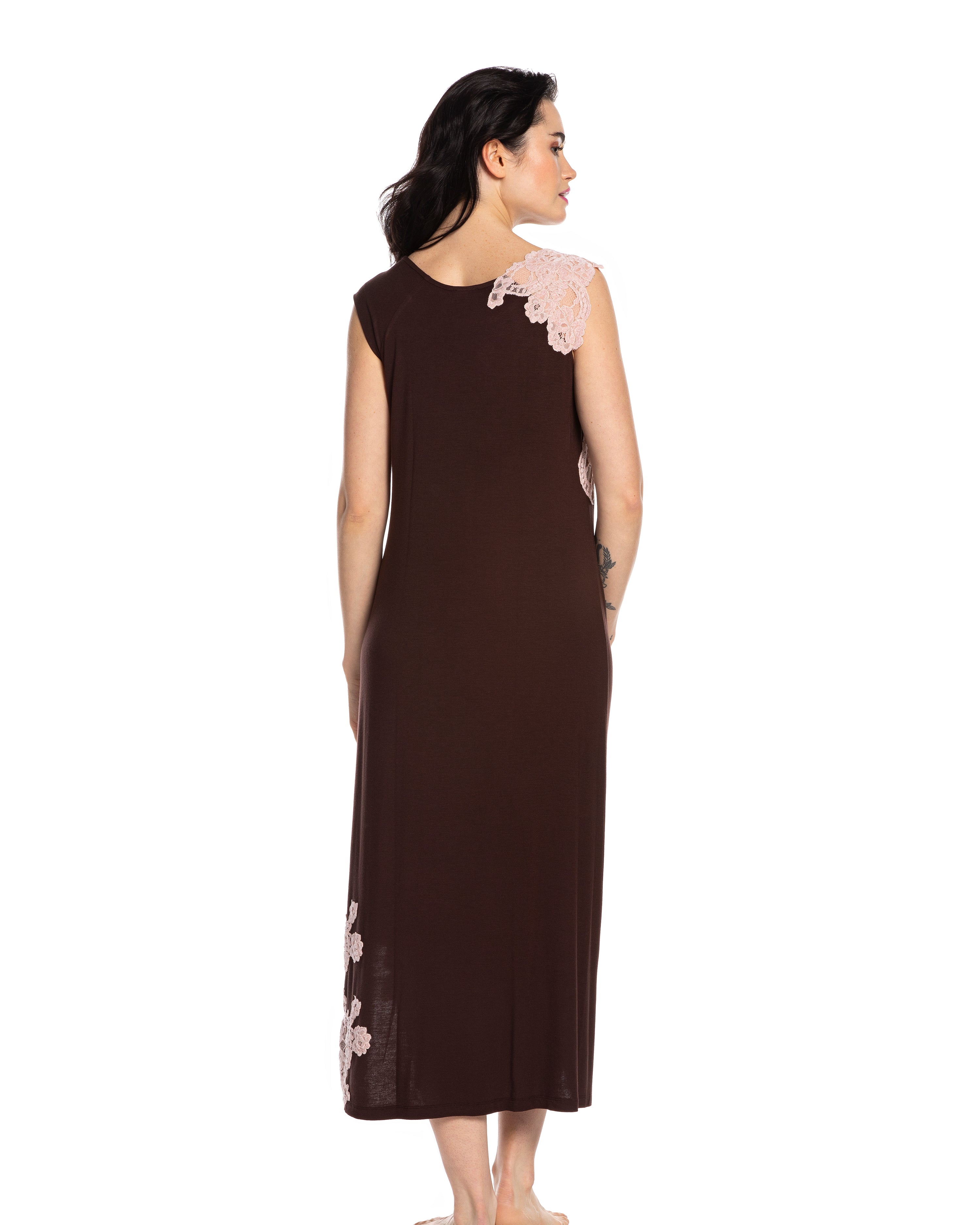 Bamboo Nightgown 03175 chocolate