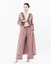 French terry Pants 03179 powder