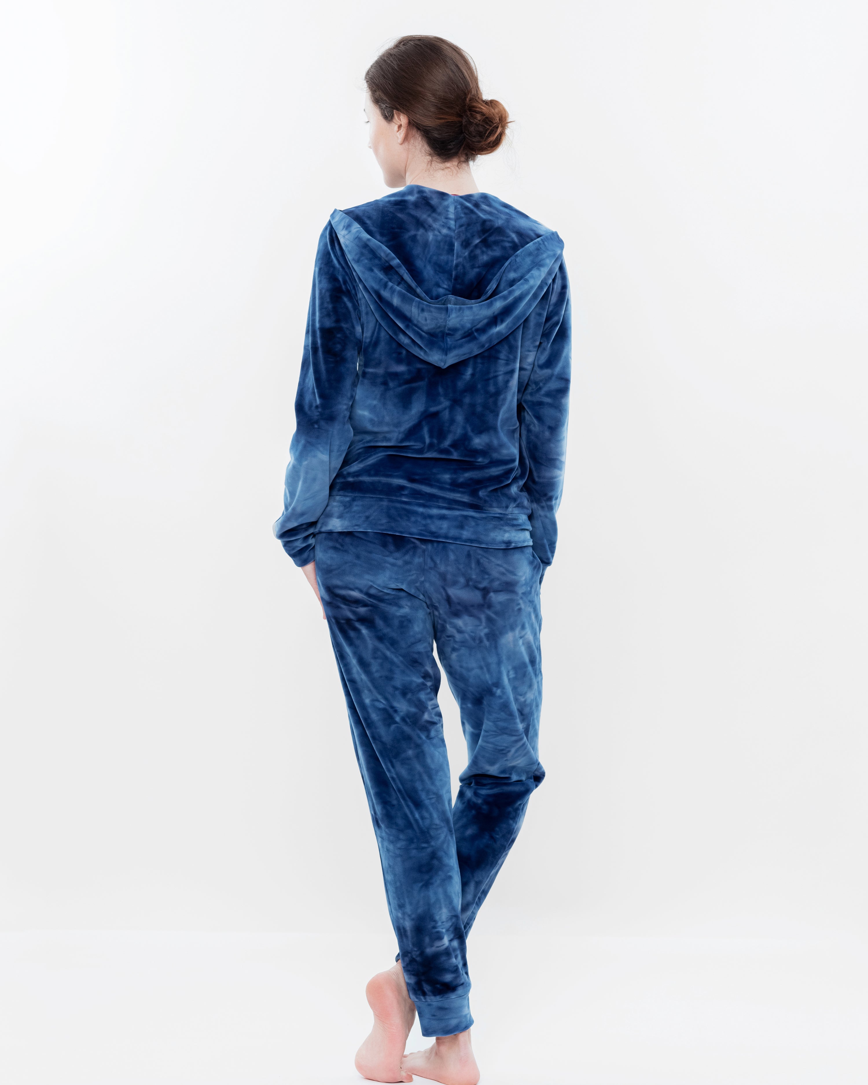 Velour home Set 03203 blue