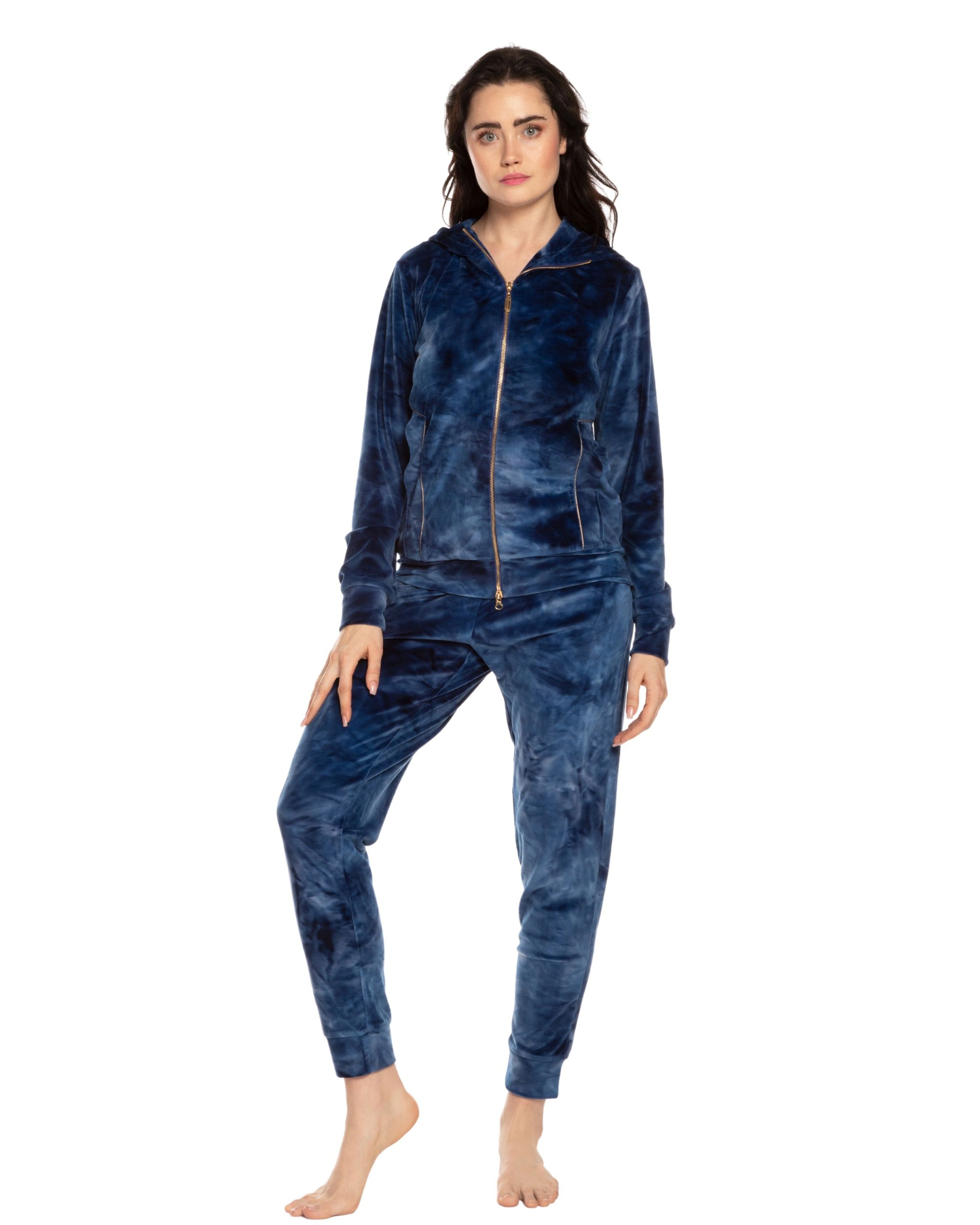 Velour home Set 03203 blue