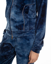 Velour home Set 03203 blue