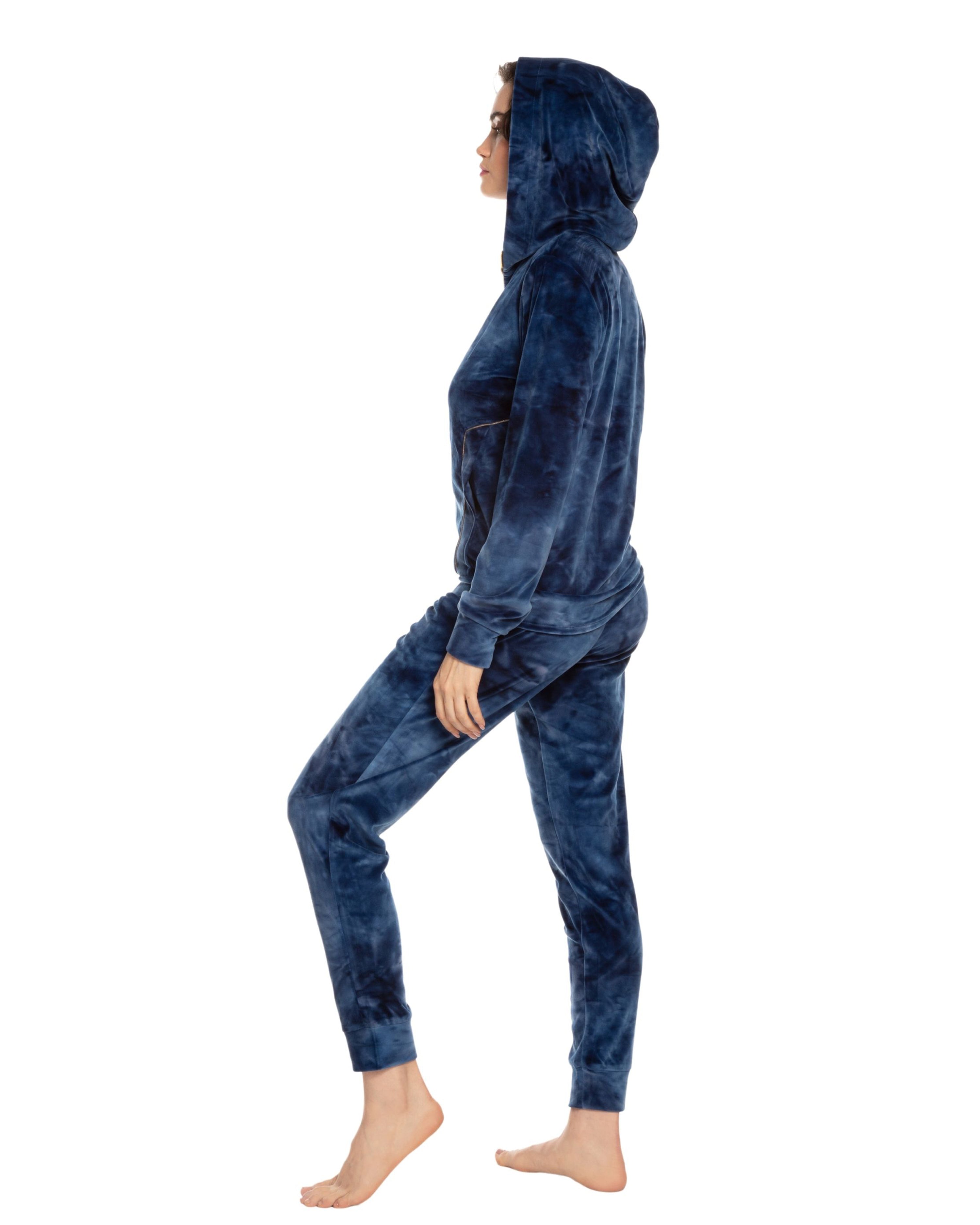 Velour home Set 03203 blue